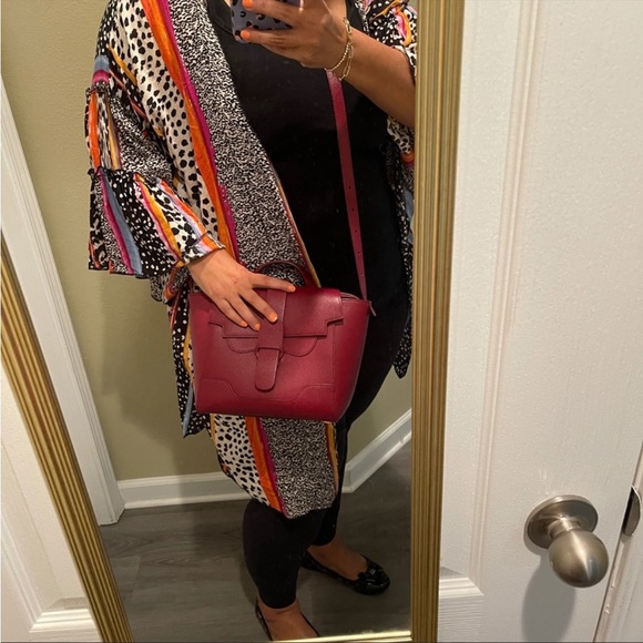 Senreve mini maestra bag in red / merlot - Picture 7 of 10